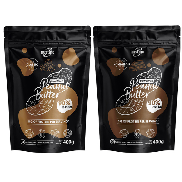 Nustino - Pindakaaspoeder 2x400g