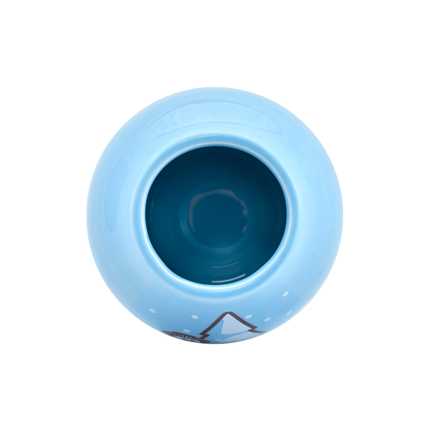 Keramische kalebas - Sneeuwman 350ml