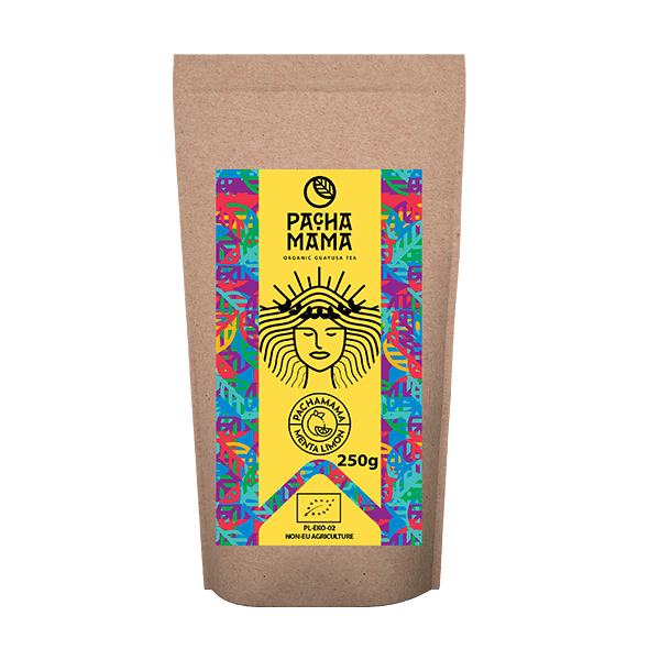 Guayusa Pachamama Menta Limón - biologisch gecertificeerd - munt en citroen - 250g
