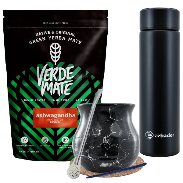 Yerba Verde Mate Ashwagandha 500g thermoset
