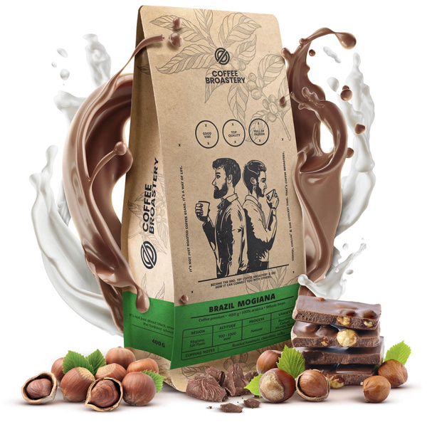 Cadeauset Bro Coffee Roastery: 3× Braziliaanse koffie + mok