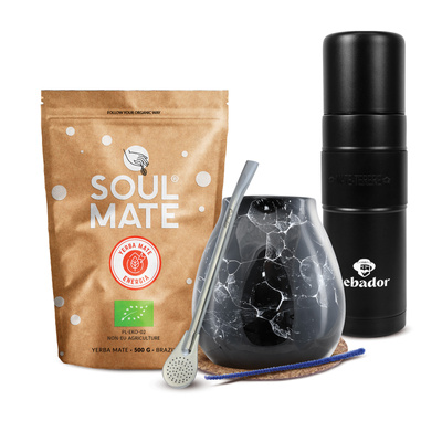 Yerba Mate Set Soul Mate 500g 0,5kg Yerbomos XL + Kalebas + Bombilla
