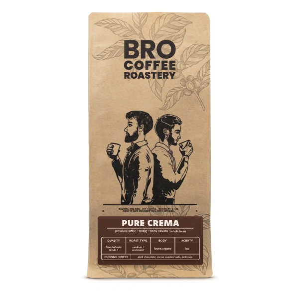 Bro Coffee Roastery – Hele Bonen Koffie Pure Crema 1 kg