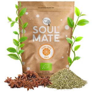 Yerba Mate Set Soul Mate Organica 2x500g 1kg Kalebas + Bombilla