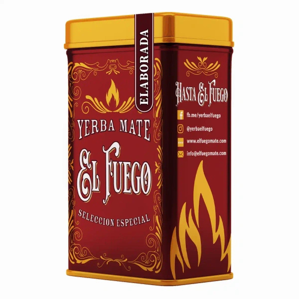 Yerbera – Blik + El Fuego Elaborada 0,5 kg