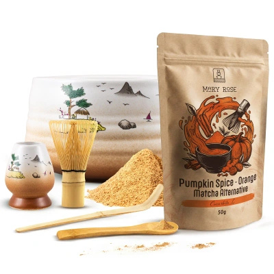 Set om Orange Matcha te bereiden