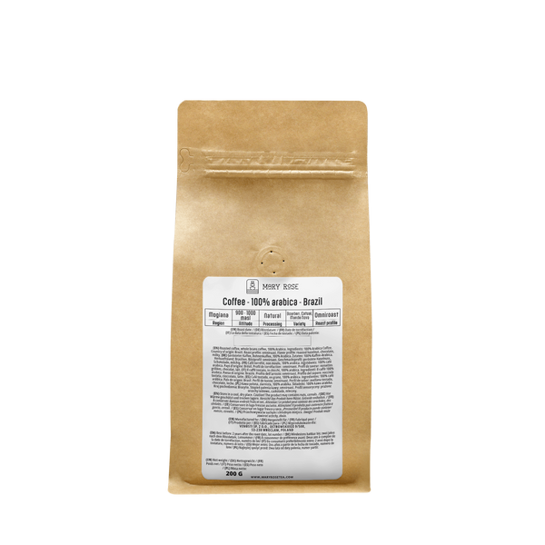 Mary Rose - hele bonen koffie Brazilië Mogiana premium 200g