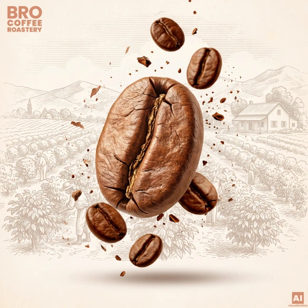 Bro Coffee Roastery – Hele Bonen Koffie Crema Rumba 400 g