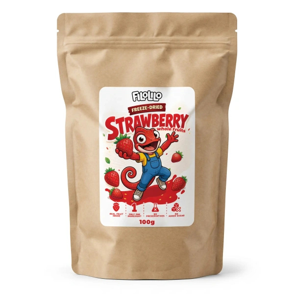FiloLilo – Gevriesdroogde aardbeien (hele) 100 g