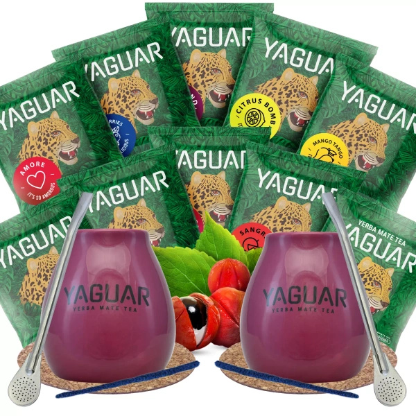 Yerba mate proefset voor twee 10x50g