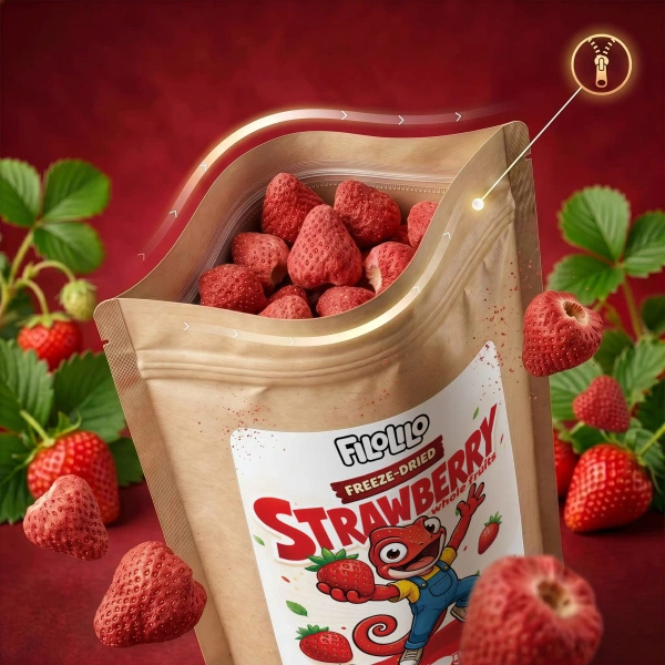 FiloLilo – Gevriesdroogde aardbeien (hele) 20 g