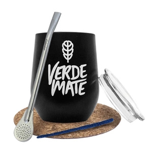 Yerba Mate accessoireset: thermische mate beker TermoLid + bombilla