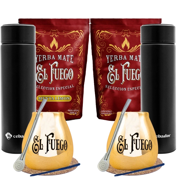 Yerba Mate Set voor twee + Thermos