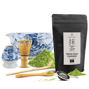 Ceremonieel set voor het zetten van matcha-thee: Japanse BIO matcha 30g + accessoires