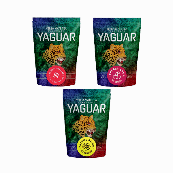 Trio yerba mate Yaguar startset voor beginners