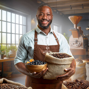Bro Coffee Roastery - Hele Bonen Koffie Kenya Nyeri Speciality 400 g
