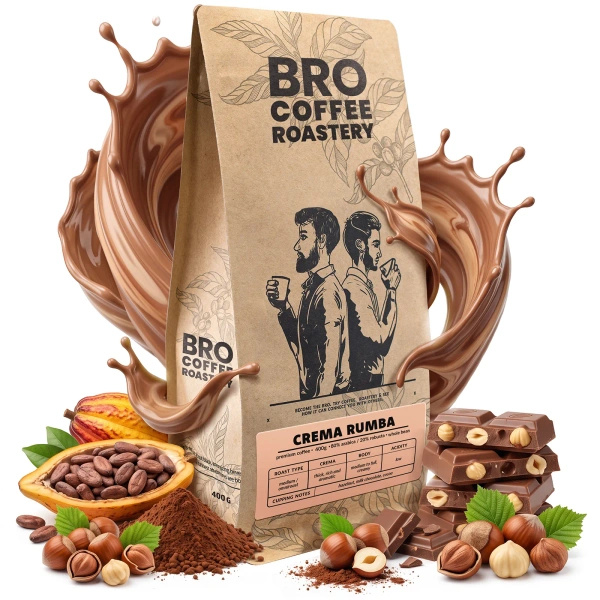 Bro Coffee Roastery – Hele Bonen Koffie Crema Rumba 400 g