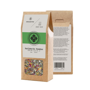 Set voor Wortelchakra (Muladhara): chakrathee + magische steen