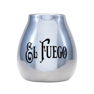 Yerba Mate-set: El Fuego Elaborada 1kg + Kalebas + Bombilla