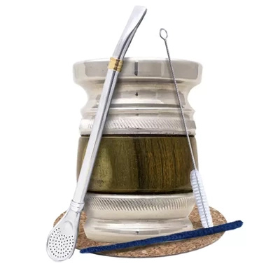 Yerba Mate Accessoireset: Palo Santo + Bombilla Anillo