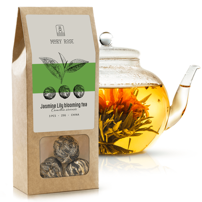 Mary Rose – Bloeiende thee Jasmine Lily (3 stuks)