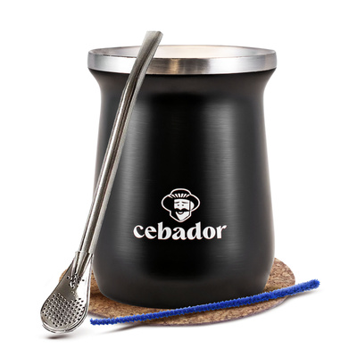 Yerba Mate accessoireset: thermische mate beker TermoMate PRO + bombilla