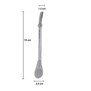 Bombilla LIZA met zilveren ring