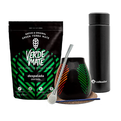 Set Yerba Verde Mate Groen 500g Thermosfles Kalebas