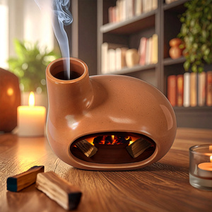 "Oasis of Calm" theelichthouder – beige