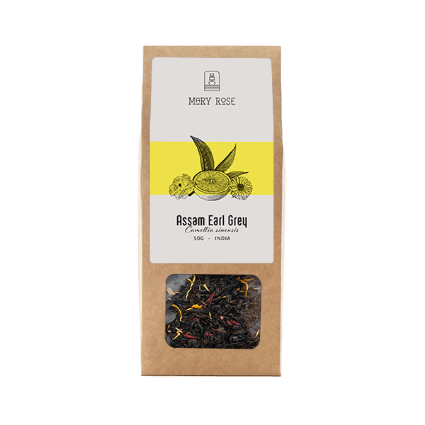 Mary Rose - Assam Earl Grey Zwarte Thee - 50g