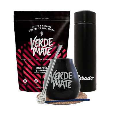 Set Yerba Mate Green Energia 500g 0,5kg Thermosfles