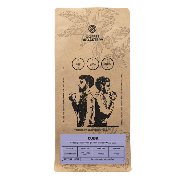 Coffee Broastery - Hele Bonen Koffie Cuba Sierra Maestra Speciality 400 g