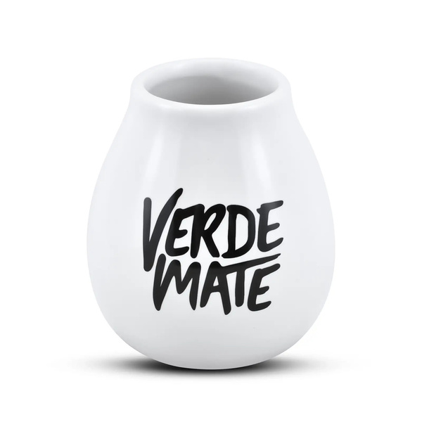 Kalebas keramiek wit - Verde Mate - 350ml