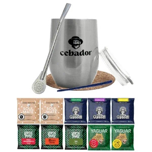 Yerba Mate Set: monsters 10x50g + TermoLid + Bombilla