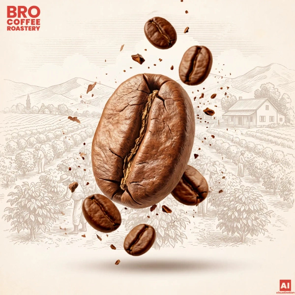 Bro Coffee Roastery – Hele Bonen Koffie Crema Tango 400 g