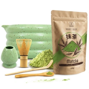 Matcha theezetset: matcha 100g + accessoires