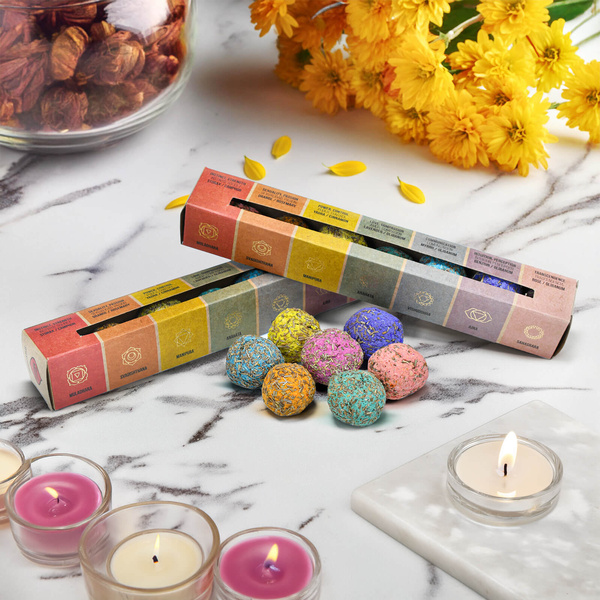 Smudgebommen Sagrada Madre - Zeven Chakra's