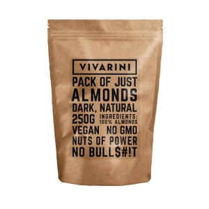 Vivarini - Amandelen naturel (donker) 250 g
