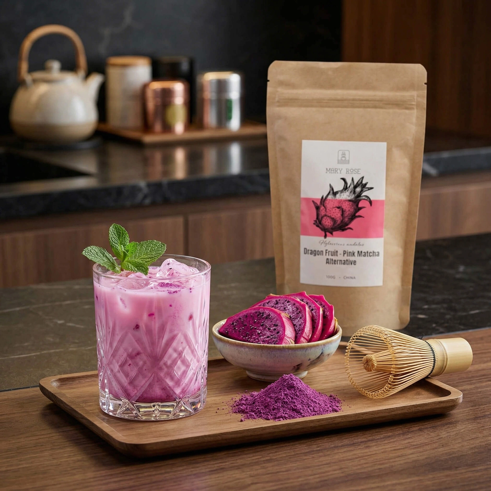Mary Rose Pink Matcha