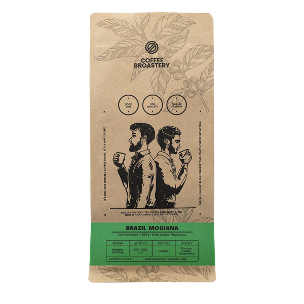 Coffee Broastery - Hele Bonen Koffie Brazil Mogiana Premium 400g