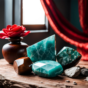 Set natuurstenen, kristallen en wierook - esoterie, yoga, meditatie