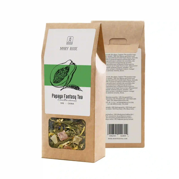 Mary Rose - Papaja Fantasie Groene Thee - 50g