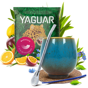 Yerba Mate set 50g Kalebas + Bombilla