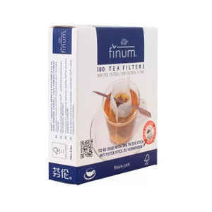 Papieren theefilters (100 stuks) met stokje